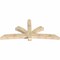 Ekena Millwork Davenport Rough Sawn Timber Gable Bracket, Douglas Fir, 96"W x 44"H x 6"D x 6"F, 11/12 Pitch GBW096X44X0606DAV00RDF - alternate 4